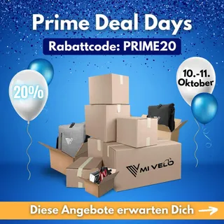🎉 Unsere Prime Deal Days sind endlich da! 🎉

Vom 10. bis zum 11. Oktober kannst Du mit dem Code 'Prime20' satte 20% Rabatt auf unsere Produkte erhalten. 

Verpasse nicht diese Chance, hochwertige Prod