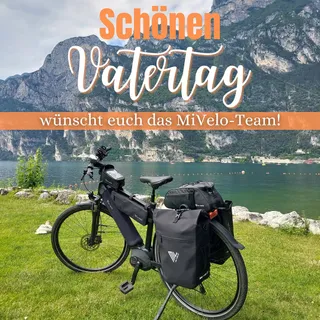 Ein Vater ist wie ein Fahrrad – er gibt uns Rückenwind, zeigt uns den Weg und ist immer bereit, uns auf unseren Abenteuern zu begleiten. Alles Gute zum Vatertag! 🚴‍♂️💙 #Vatertag #Familie #Mivelo #vate