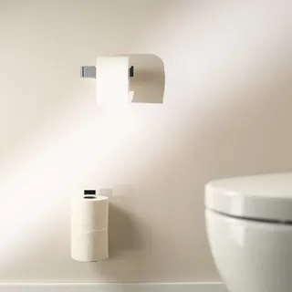 Chrom, der alles kann ✨🚿
Unser Toilettenpapierhalter + Ersatzrollenhalter (beide Chrom) sind das perfekte Duo fürs Bad: minimalistischer Look, spiegelndes Finish – und natürlich ohne Bohren dank stark