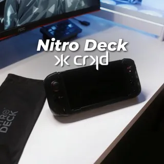 🎮 Nitro Deck+ Clear Black Edition Bundle — the ultimate handheld upgrade.

This bundle takes your handheld gaming setup to the next level.
The Nitro Deck+ gives you better grip, precise controls, and 