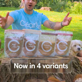 ☕️ Three years ago, we launched Clearly Not Coffee: a coffee alternative made from cacao, mushrooms and more.

Since then, over 100,000 people have enjoyed it - so so cool. 🌿 We sweetened it naturally