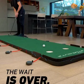 It’s 2026. Time to ditch the ramped mats.

Slopes that feel like real greens. Breaks you actually face on the course. Dual targets for increased variability. All across a 10ft putting area.

That’s Ai