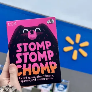 The word is out 😱 

Our brand new game is now available exclusively in @walmart! 🤩

Go and grab Stomp Stomp Chomp in store now 🧸❤️