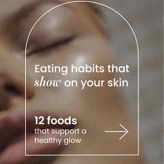 What you put into your body is just as important for your skin as what you put on it 💚

Save this for when your skin is acting up to support it with the right foods 🫶