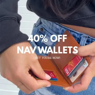 Use code TRACKIT40 for 40% off our Nav Wallets!
(excluding our NavSafe)