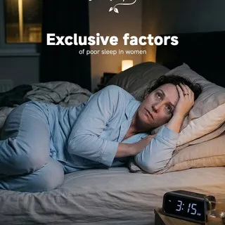 Sleep isn't always a "beauty rest" for most women—it’s often a complex puzzle. 🌙

Here’s the simple breakdown:
🧬 Hormonal shifts disrupting our deep sleep.
🧠 The "Mental Load" keeping our brains on hi