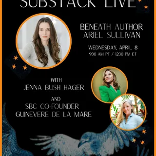Congrats to INSTANT NYT BESTSELLER @arielhsullivan and @thousandvoicesmedia ! 💙🖤🤍

Don’t miss SBC Co-founder Guinevere de la Mare talking all things BENEATH (our April SBC Reads Pick) with Ariel + @je