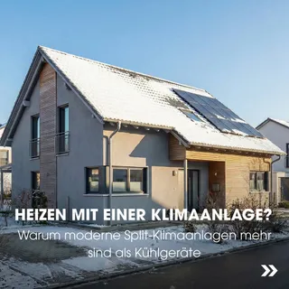 Mit einer Klimaanlage im Winter heizen?

Warum das sehr energieeffizient sein kann und warum sich vor allem PV Besitzer in der Übergangszeit über eine Klimaanlage als elektrische Heizquelle freuen kön
