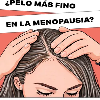 Con los años el cabello no siempre se cae más. Muchas veces simplemente cambia.

Hay menos cuerpo, la coleta se ve más fina y la raya se abre antes.

Y lo primero que solemos pensar es que necesitamos