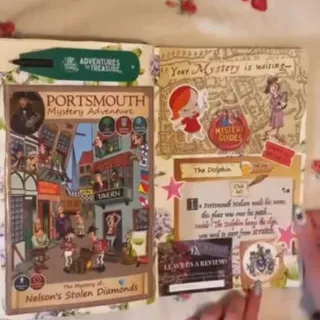 What do you do with your old Mystery Guides? 🔎… 

We love this from @junkbyizzy 🙌

#history #dayout #journal