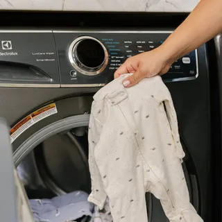 There is something about washing handmade baby clothes. ⁠
⁠
The sweaters Nana made.⁠
The gifted outfits from friends.⁠
The tiny pieces you swore they'd wear forever.⁠
⁠
One day you're washing them for