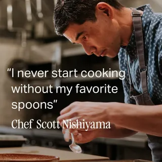 Thoughtful advice from chef of @ethelsfancy in Palo Alto and Made In customer Scott Nishiyama.