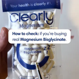 🔎 How to check if you have pure magnesium bisglycinate: Did you know that some brands add magnesium oxide to their bisglycinate? 🤯

Why is that a problem?
• ❌ Poor absorption
• 🚽 Laxative effect
• 💸 A