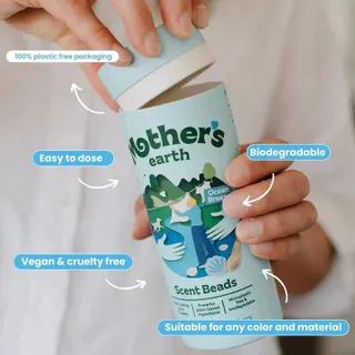 Small beads, big benefits ✨⁠
⁠
Our Scent Beads are suitable for every color and fabric, with a gentle scent you’ll love. 🌿⁠
⁠
#mothersearth #scentbeads #plasticfree #biodegradable #veganhome #laundrye