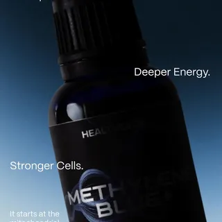 Most "energy boosters" fade fast. Methylene Blue works at the source-your mitochondria-so the benefits run deeper and last longer.
Boosts focus, energy & memory
Protects brain cells from oxidative str