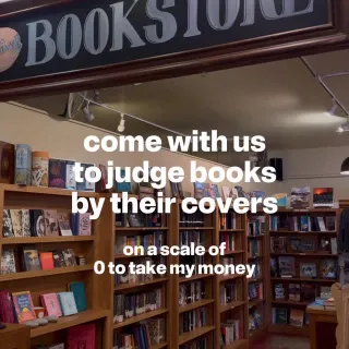 I fear we came to the bookstore to do exactly what we said we weren’t going to do. 😏

Go wander your local bookstore and report back. ✨📚

Books we picked (purely on vibes):

• The Vanishing Cherry Blo