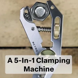 MetMo Pocket Grip is now available on Kickstarter! 🚨⁠
⁠
A 5-in-1 clamping machine that fits in your pocket. Your EDC kit needs this.⁠
⁠
Get yours today! ⁠
⁠
(link in bio)

#outnow #launch #newproduct 