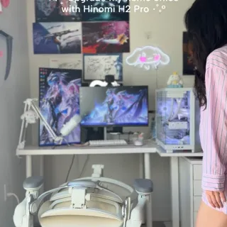Upgraded my home office with the Hinomi H2 Pro✨🤍

#hinomi #hinomih2pro