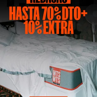 REBAJAS Y A MIMIR.
Hasta 70% + 10% EXTRA
Envío + Montaje + Retirada GRATIS
¡Visita nuestra web!
Bomba de humo y a mimir