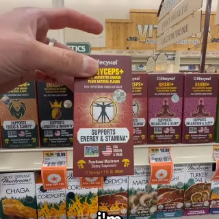 Living my best life with Lifecykel Mushrooms @sprouts  #biohacking #longevity #mushrooms