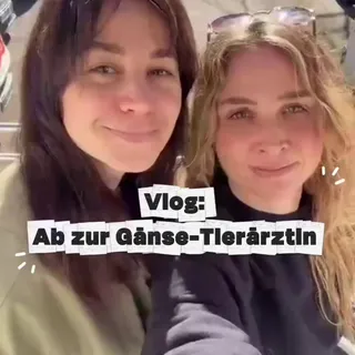 Heute auf dem Tagesplan unserer Gänse: Schnattern & ab zur Tierärztin. 🪿🐾
Selina und unsere Gründerin Tessa haben sich mit unseren drei Gänsen vom VEGDOG Hof aufgemacht und dich direkt mitgenommen. 🎥
