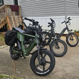 Rolling deep. Nothing better than a lineup of torque and throttle.