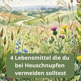 🤧 Saisonale Allergie? Diese Lebensmittel könnten deine Symptome verstärken…
Viele wissen es nicht:
👉 Bestimmte Lebensmittel können allergische Reaktionen verstärken – besonders bei Heuschnupfen.

Waru