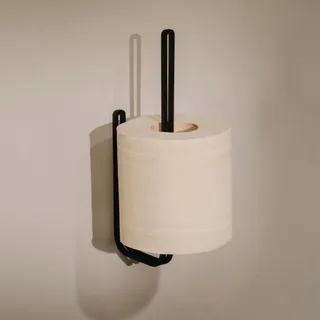 LILLE - a minimalist wall-mounted toilet paper holder with space for 2 or 3 spare rolls, combining functionality with simple design. 
#bathroomdecor #modernbathroom #modernbathroomdecor #modernbathroo