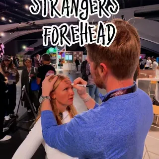 Scan face, get contact info.