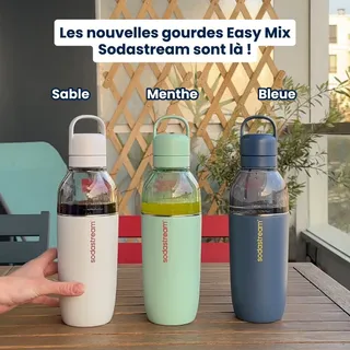 Trois coloris. Une seule gourde : Easy Mix ✨

#Sodastream #DrinkBetter