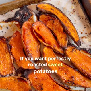 The baking mat is key — some tips we swear by ⬇️ 

✂️ cut it to fit your sheet pan
🧼 wash with a little baking soda or toss it in the dishwasher
✨ nothing sticks — even caramelized sweet potatoes
🫰 re