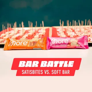 The battle of the bars.. ⚔️

Are you team Satisbites or Soft Bars? 👀

Let us know in the comments! 👇