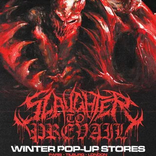❄️ WINTER POP-UP STORES ❄️ 

@slaughtertoprevailofficial 

• 12 JAN • PARIS • BLACK DOG
26 RUE DES LOMBARDS, 75004
• 13 JAN • TILBURG • LITTLE DEVIL
STATIONSSTRAAT 27, 5038 EA
• 16 JAN • LONDON • THE 