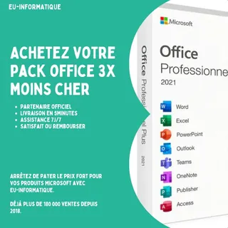 💻🔑 Des licences Windows et Office à prix imbattables sur EU-Informatique 💼✨

Vous cherchez à booster votre productivité avec des logiciels fiables et performants ? Ne cherchez plus ! EU-Informatique v