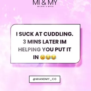 Ready to “cuddle” ? 👀Don’t forget to bring out the Big O Splosive Pops.

Shop now at www.MiandMy.co.
