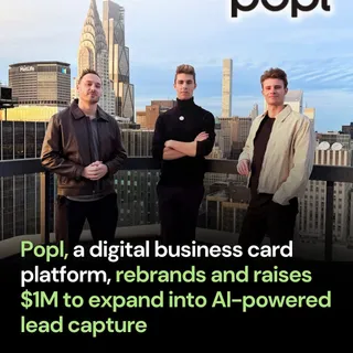 Popl (@Popl), the digital business card platform co-founded by CEO Jason Alvarez-Cohen (@JasonAlco), has launched a bold rebrand, expanding beyond digital cards to revolutionize in-person event lead c