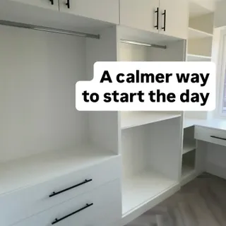 Back to the routine, but better.
A considered dressing room design makes mornings feel calmer and evenings more effortless. 
Everything has its place, beautifully designed around how you want to live.