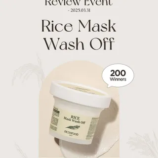 ✨ Unleash the Magic of Rice for Your Skin ✨

Experience the hydrating power of our Rice Mask Wash Off!

Join our review event for a chance to win gifts. 🎁
Let your skin glow with nature’s secret!

How