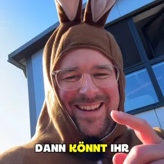 Der Osterhase kommt vorbei und bringt die legendäre Guinness BBQ-Sauce zurück! 🐰🔥 | Anzeige
Osterhase Julian rät euch:
Wenn ihr das Guinness Comeback und den Oster-Deal nicht verpassen wollt, meldet e