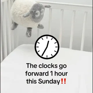 The clocks go forward by 1 hour this Sunday which means lighter mornings are here, try to block out that early morning sun with a blackout blind or heavy curtains. This simple hack can easily hep your