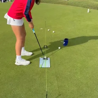 Three tools. One purpose. Better putting.

Mirror = setup

String = start line 

Gates = feedback

#puttingdrills #puttingtips #puttingpractice