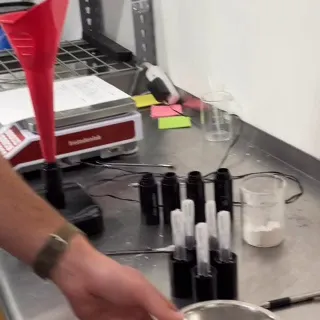 Honest moment: our hair powder didn’t live up to the hype.  So instead of moving on, we went back to the formula. Jack’s been reworking the ratios in the lab and the difference is immediately noticeab