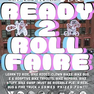 💥💥MAY 3RD 10-2 READY TO ROLL 🚲 FAIR!!!💥💥
👀👀👀👀 EVENTBRITE 4 DETAILS ❤️‍🔥🚲🌈🤟

Come to Roosevelt Middle School in SF for all things BIKE!!! Free Bike tune ups, learn to ride course, bike rodeo, bike swap
