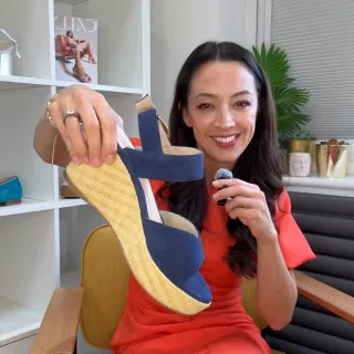 Getting ready for summer?  You need these wedges.

They are super comfy with all the style you deserve. These will look fabulous with dresses or trousers - the v cut strap elongates your legs whilst k