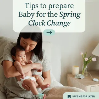 It's almost time for the clocks to spring forward! The clock change is coming this Sunday 🌙

Swipe for simple ways to make the clock change easier on your baby 🤍

#SpringForward #BabySleep #ParentingT