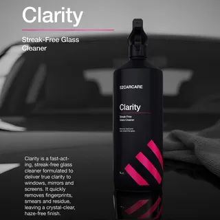 Clarity, without compromise. 💎

A proper glass cleaner shouldn’t leave streaks, smears, or second-guesses.

Clarity is formulated to cut through fingerprints, residue, and haze - leaving behind nothin