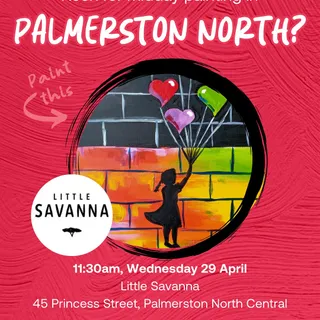 Only 2 weeks to go until our 11:30am Wednesday paint session in Palmerston North – a fun daytime event that fits around school drop-offs, shift work, or is perfect for a midweek catch-up with friends.