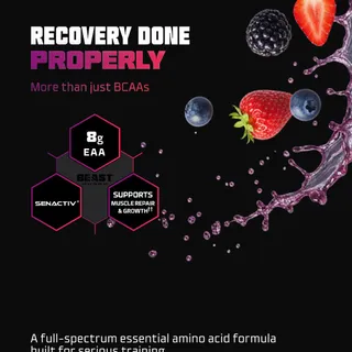 Recovery isn’t just BCAAs.

Our EAAs deliver all 9 essential amino acids for complete muscle protein support.

Clinical 2:1:1 ratio.
Built to activate muscle repair.
Designed for serious training.

Le