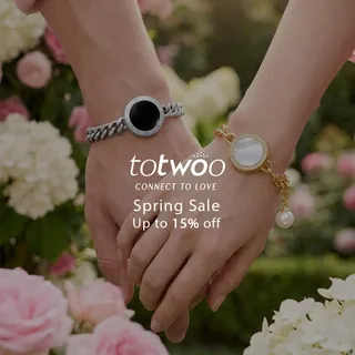 Spring Sale is here 🌸
 Enjoy 15% OFF on the official TOTWOO website.
Smart jewelry that keeps you connected. ✨
 Shop now via link in bio.

#TOTWOO #emotionaljewlery #SpringSale #SmartJewelry #couplegi