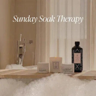 Sundays are the perfect time to slow down, take stock, and gently reset for the week ahead. 
 
Creating a simple bath ritual can do more than just help you relax, it can support better sleep, improve 